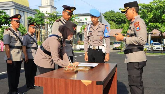 Sertijab Kasat Lantas Tuban
