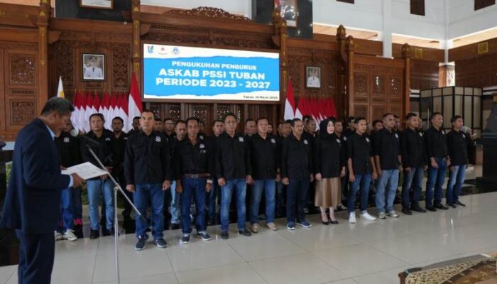 Pelantikan askab PSSI Tuban