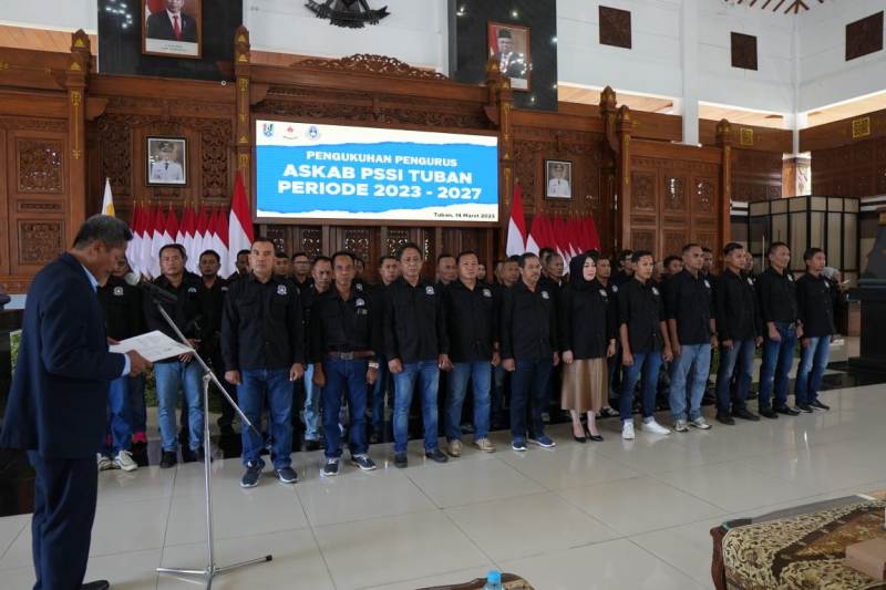 Pelantikan askab PSSI Tuban