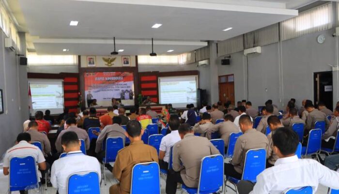 Rakor di Polres Tuban
