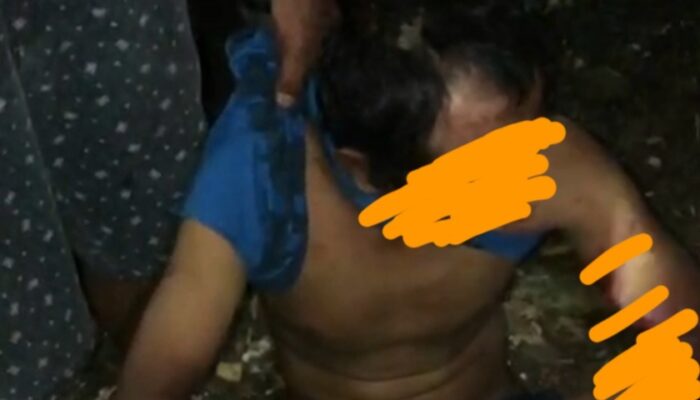 Pria diduga pencuri dihajar massa