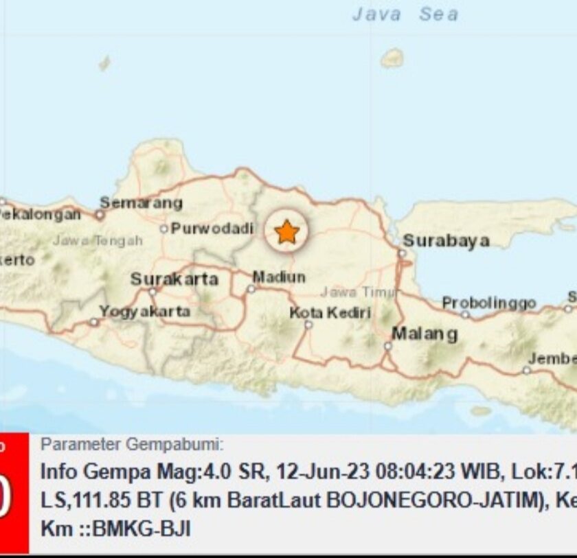 Gempa Bumi di Tuban