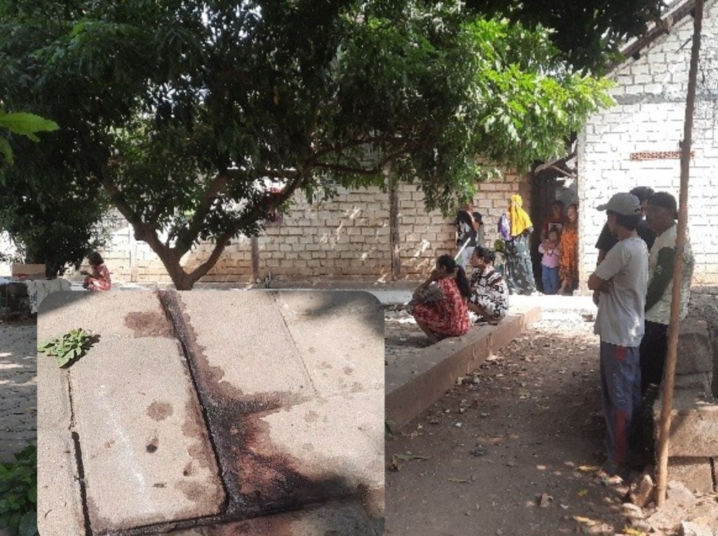 Darah misterius berceceran